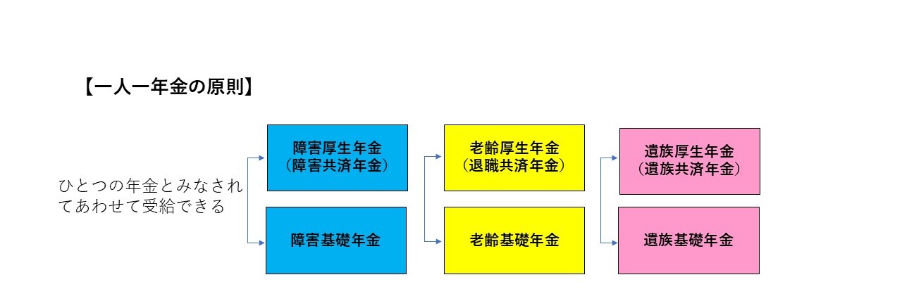 一人一年金のパターン図